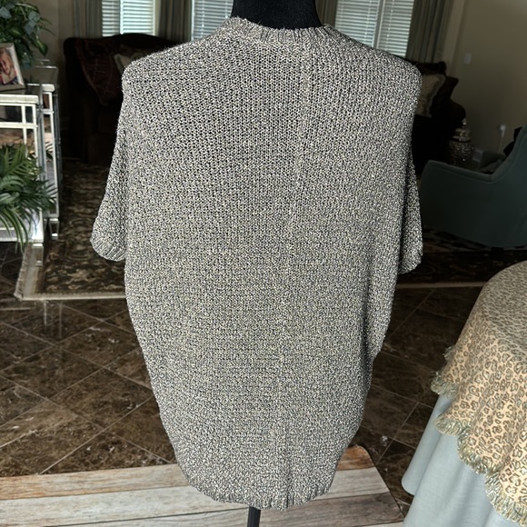 Eileen Fisher open knit cardigan - Picture 4 of 7